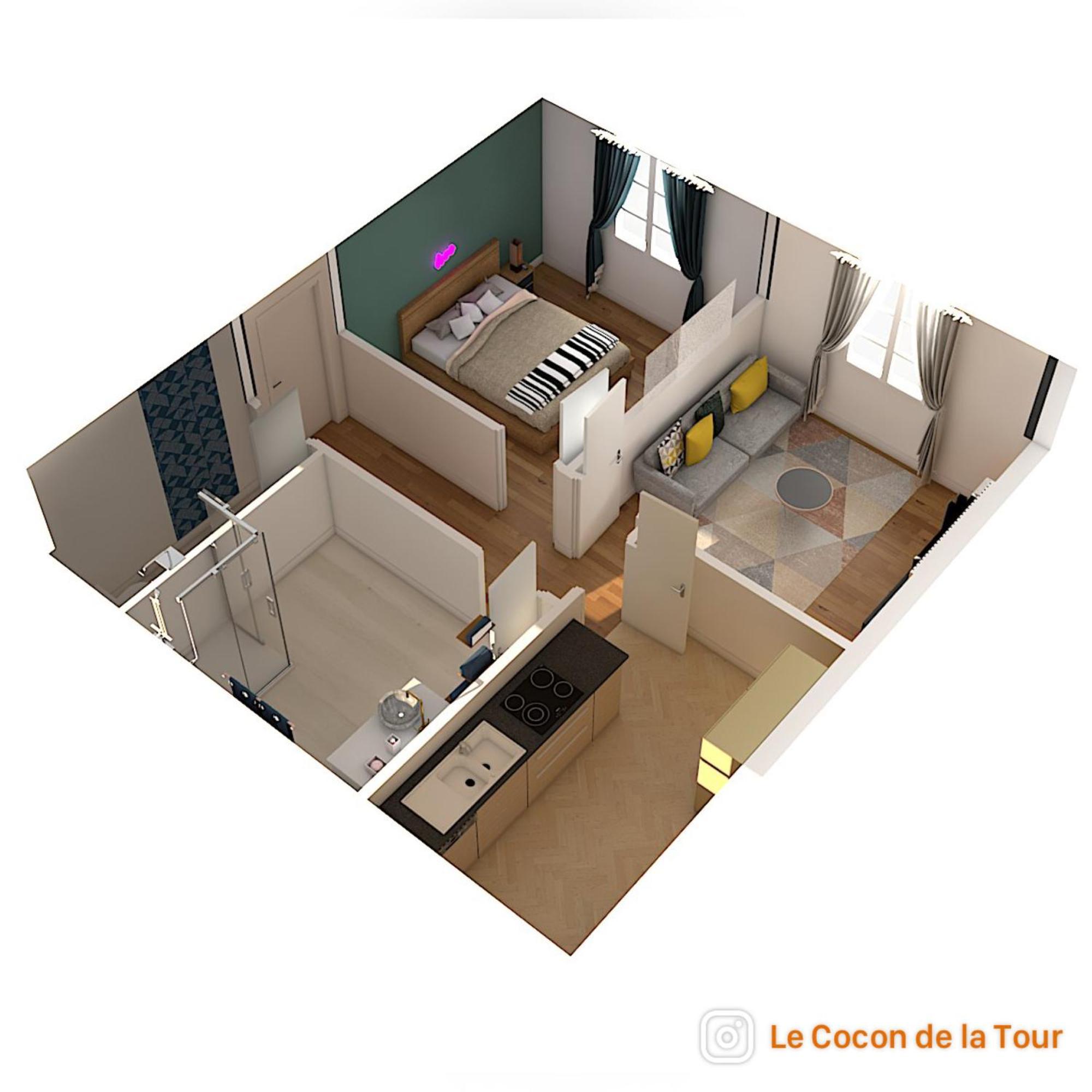 Le Cocon De La Tour -Vip-Compiegne-Hyper Centre Appartement Buitenkant foto